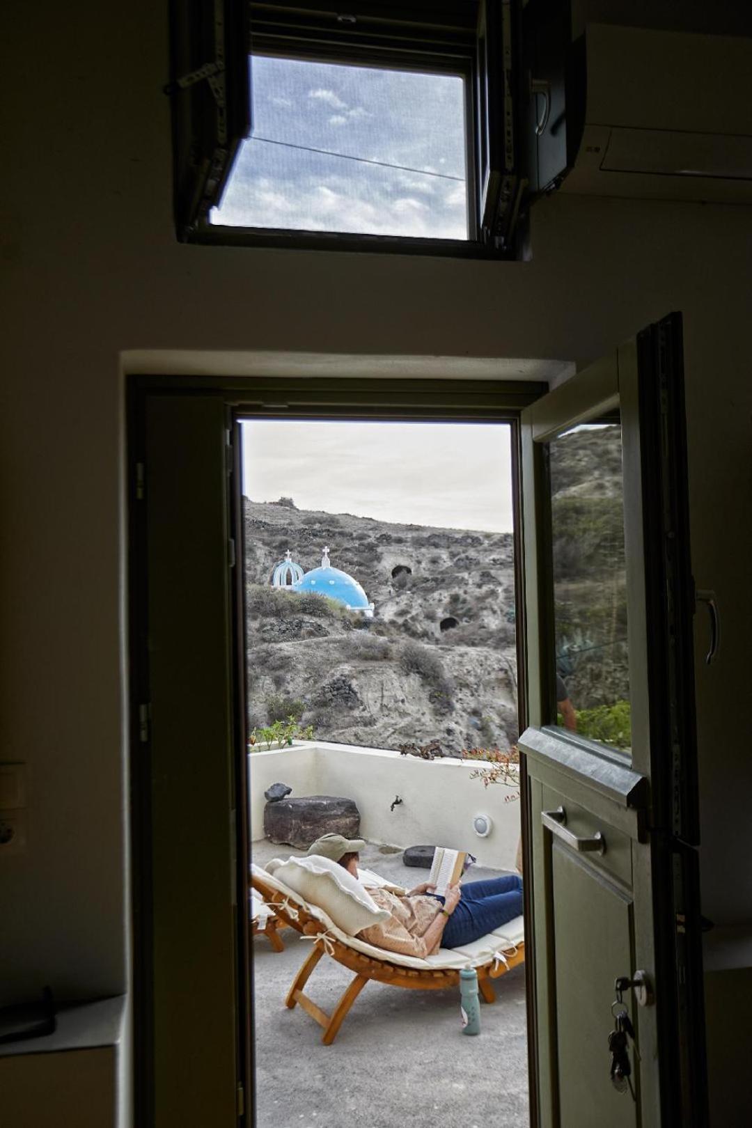 锡拉夏岛Agrilia Secluded Cave House别墅 外观 照片
