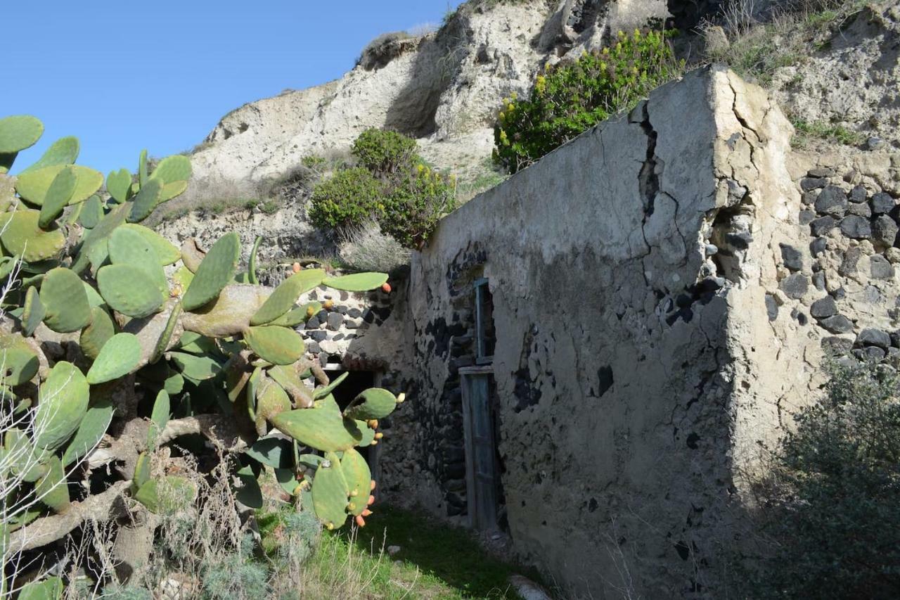 锡拉夏岛Agrilia Secluded Cave House别墅 外观 照片