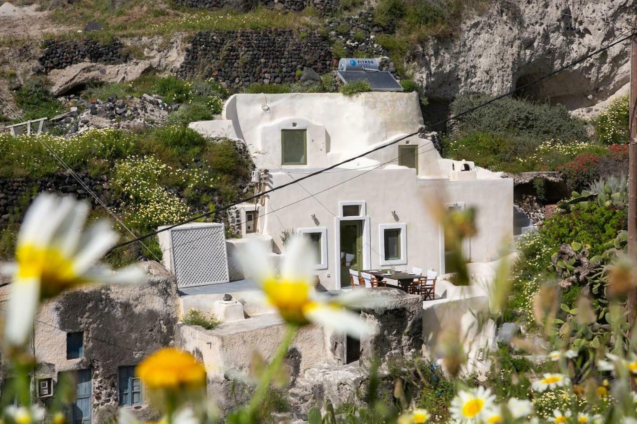锡拉夏岛Agrilia Secluded Cave House别墅 外观 照片